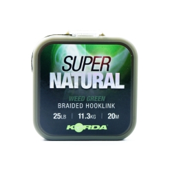 Korda Super Natural 25lb Hooklink Weed Green
